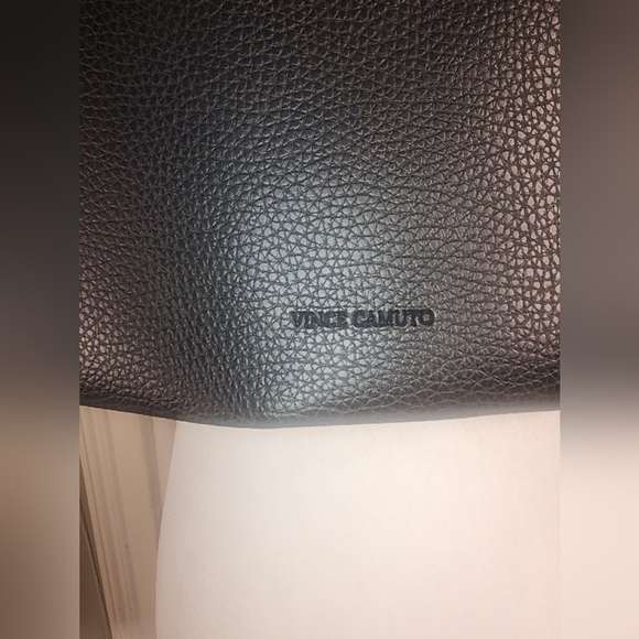 Vince Camuto Faux Leather Shoulder Bag Black & Gray - Picture 7 of 7